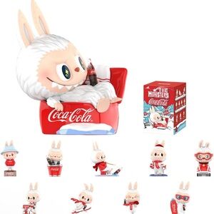 Coca Cola Red and White Action Figure Playset